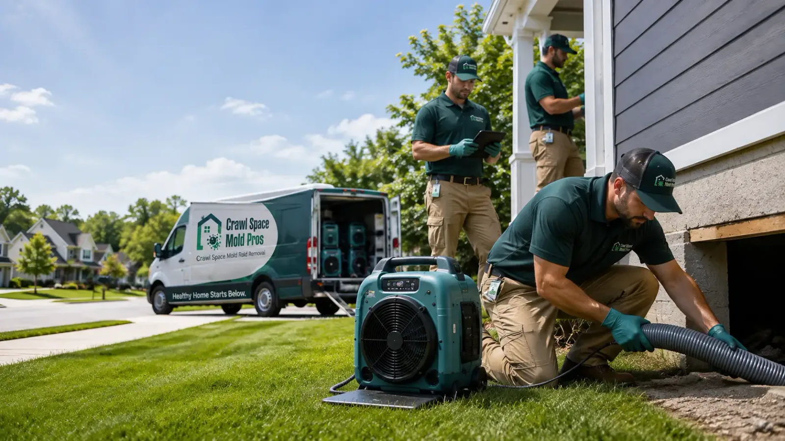Crawl Space Mold Removal in Sandoval, IL